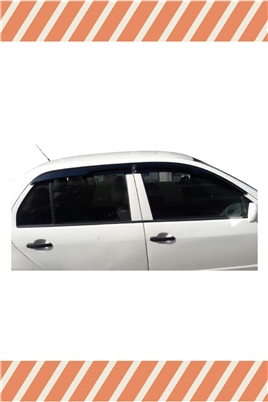 Skoda Fabia Sedan 1999-2009 Modellerine Özel 4Lü Mügen Tip Cam Rüzgarlığı
