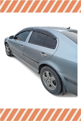 Skoda Octavia Sedan 1996-2004 Modellerine Özel 4Lü Mügen Tip Cam Rüzgarlığı