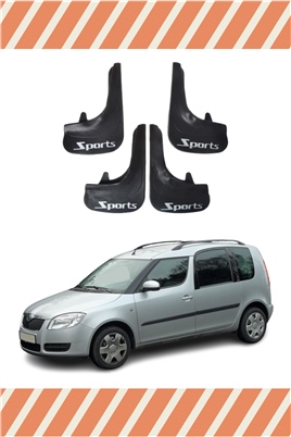 Skoda Roomster Sports Yazılı 4Lü Tozluk Çamurluk Paçalık 