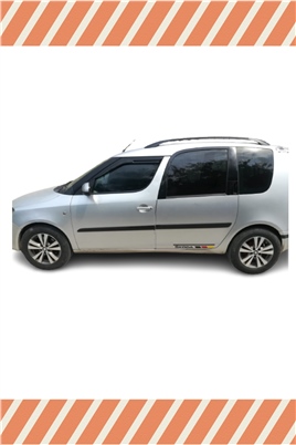 Skoda Roomster Tüm  Modellerine Özel 2Li Mügen Tip Cam Rüzgarlığı