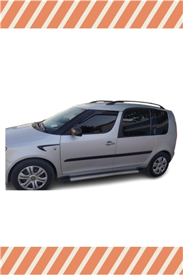 Skoda Roomster Tüm  Modellerine Özel 2Li Mügen Tip Cam Rüzgarlığı