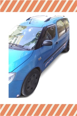 Skoda Roomster Tüm  Modellerine Özel 2Li Mügen Tip Cam Rüzgarlığı