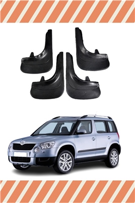 Skoda Yeti 4Lü Tozluk Çamurluk Paçalık 