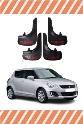 Suziki Swift Tunıng Yazılı 4Lü Tozluk Çamurluk Paçalık 