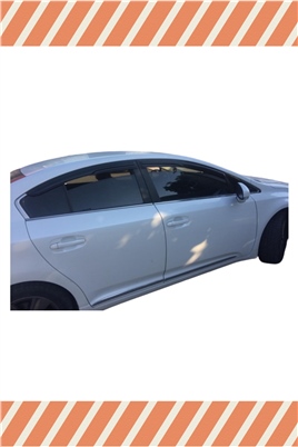 Toyota Avensis 2009 -2018 Modellerine Özel 4Lü Mügen Tip Cam Rüzgarlığı