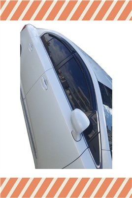 Toyota Avensis 2009 -2018 Modellerine Özel 4Lü Mügen Tip Cam Rüzgarlığı
