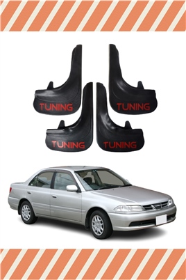 Toyota Carina Tunıng Yazılı 4Lü Tozluk Çamurluk Paçalık 