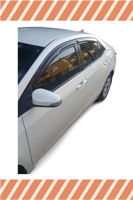 Toyota Corolla 2013-2018 Modellerine Özel 4Lü Mügen Tip Cam Rüzgarlığı