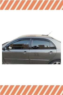 Toyota Corolla Sedan 2001-2007 Modellerine Özel 4Lü Mügen Tip Cam Rüzgarlığı