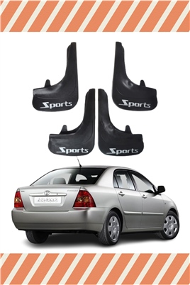 Toyota Corolla Tüm Kasalar Sports Yazılı 4Lü Tozluk Çamurluk Paçalık 