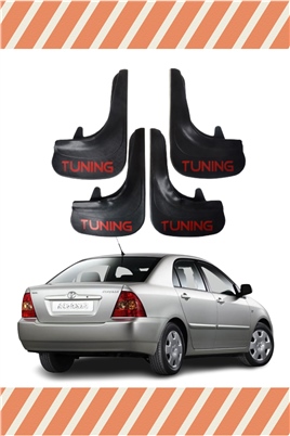 Toyota Corolla Tüm Kasalar Tunıng Yazılı 4Lü Tozluk Çamurluk Paçalık 