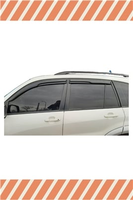 Toyota Rav 4 2006-2012 Modellerine Özel 4Lü Mügen Tip Cam Rüzgarlığı