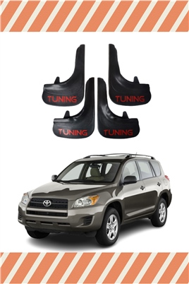 Toyota Rav 4 Tüm Kasalar Tunıng Yazılı 4Lü Tozluk Çamurluk Paçalık 
