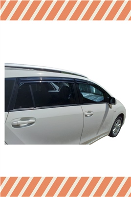 Toyota Verso 2010-2017 Modellerine Özel 4Lü Mügen Tip Cam Rüzgarlığı