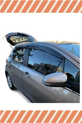 Toyota Yaris 2012-2018 Modellerine Özel 4Lü Mügen Tip Cam Rüzgarlığı