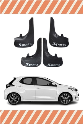 Toyota Yaris Sports Yazılı 4Lü Tozluk Çamurluk Paçalık 