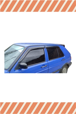 Volkswagen Golf 2 Tüm  Modellerine Özel 4Lü Mügen Tip Cam Rüzgarlığı