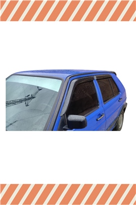 Volkswagen Golf 2 Tüm  Modellerine Özel 4Lü Mügen Tip Cam Rüzgarlığı