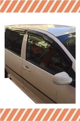 Volkswagen Golf 4 Hb 1998-2004 Modellerine Özel 4Lü Mügen Tip Cam Rüzgarlığı