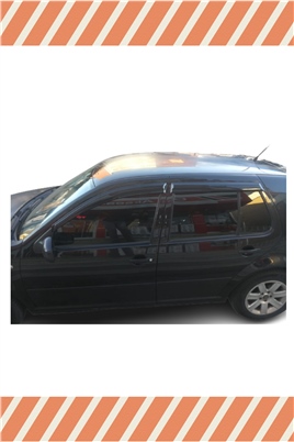 Volkswagen Golf 4 Hb 1998-2004 Modellerine Özel 4Lü Mügen Tip Cam Rüzgarlığı