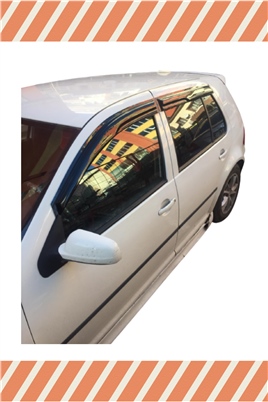 Volkswagen Golf 4 Hb 1998-2004 Modellerine Özel 4Lü Mügen Tip Cam Rüzgarlığı