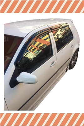Volkswagen Golf 4 Hb 1998-2004 Modellerine Özel 4Lü Mügen Tip Cam Rüzgarlığı