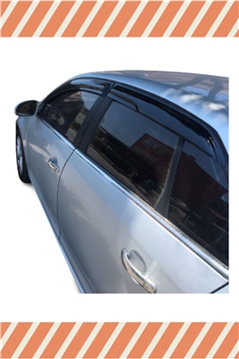 Volkswagen Jetta 2006-2010 Modellerine Özel 4Lü Mügen Tip Cam Rüzgarlığı