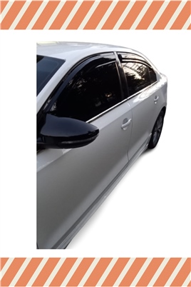 Volkswagen Jetta 2011 Ve Sonrası Modellerine Özel 4Lü Mügen Tip Cam Rüzgarlığı