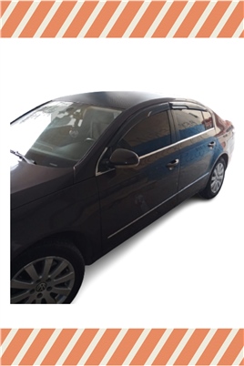 Volkswagen Passat 3C 2005-2010 Modellerine Özel 4Lü Mügen Tip Cam Rüzgarlığı