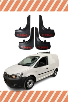 Volswagen Caddy Tunıng Yazılı 4Lü Tozluk Çamurluk Paçalık 
