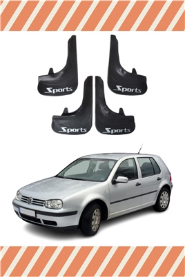 Volswagen Golf 4 Sports Yazılı 4Lü Tozluk Çamurluk Paçalık 
