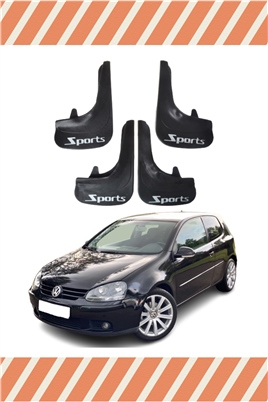 Volswagen Golf 5 Sports Yazılı 4Lü Tozluk Çamurluk Paçalık 