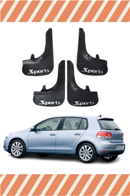 Volswagen Golf 6 Sports Yazılı 4Lü Tozluk Çamurluk Paçalık 