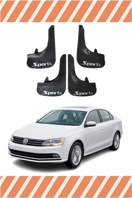 Volswagen Jetta Sports Yazılı 4Lü Tozluk Çamurluk Paçalık 