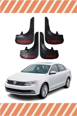 Volswagen Jetta Tunıng Yazılı 4Lü Tozluk Çamurluk Paçalık 