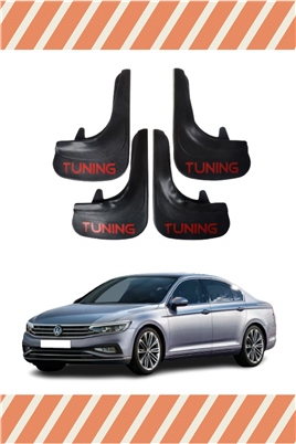 Volswagen Passat Tunıng Yazılı 4Lü Tozluk Çamurluk Paçalık 