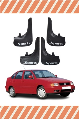 Volswagen Polo Sd 1996-2001 Sports Yazılı 4Lü Tozluk Çamurluk Paçalık 