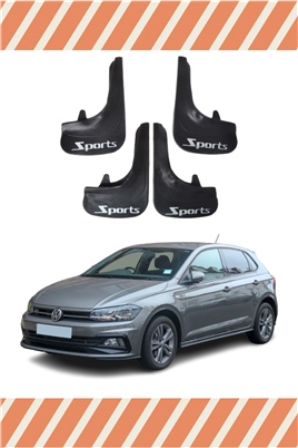Volswagen Polo Sports Yazılı 4Lü Tozluk Çamurluk Paçalık 