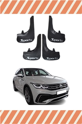 Volswagen Tiguan Tüm Kasalar Sports Yazılı 4Lü Tozluk Çamurluk Paçalık 