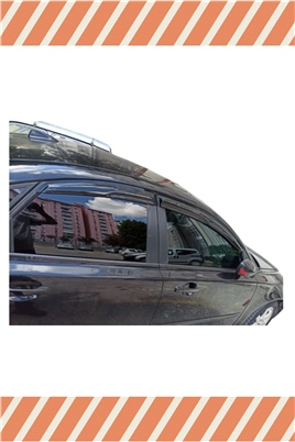 Volvo S40 2004-2012 Modellerine Özel 4Lü Mügen Tip Cam Rüzgarlığı