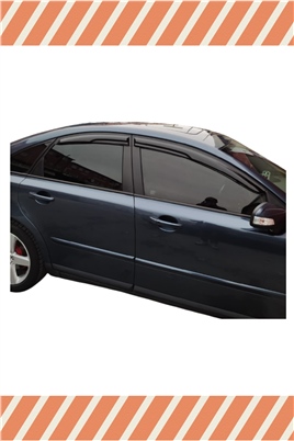 Volvo S40 2004-2012 Modellerine Özel 4Lü Mügen Tip Cam Rüzgarlığı
