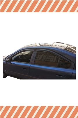 Volvo S60 2001-2010 Modellerine Özel 4Lü Mügen Tip Cam Rüzgarlığı
