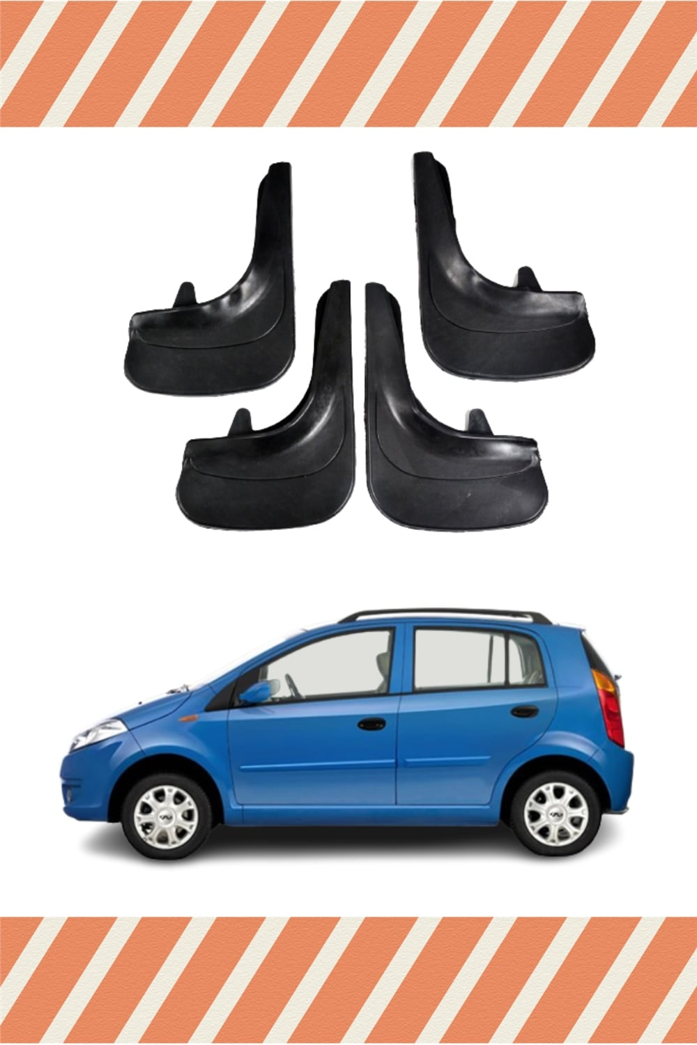 Chery Kimo Uyumlu 4’Lü Tozluk Çamurluk Paçalık