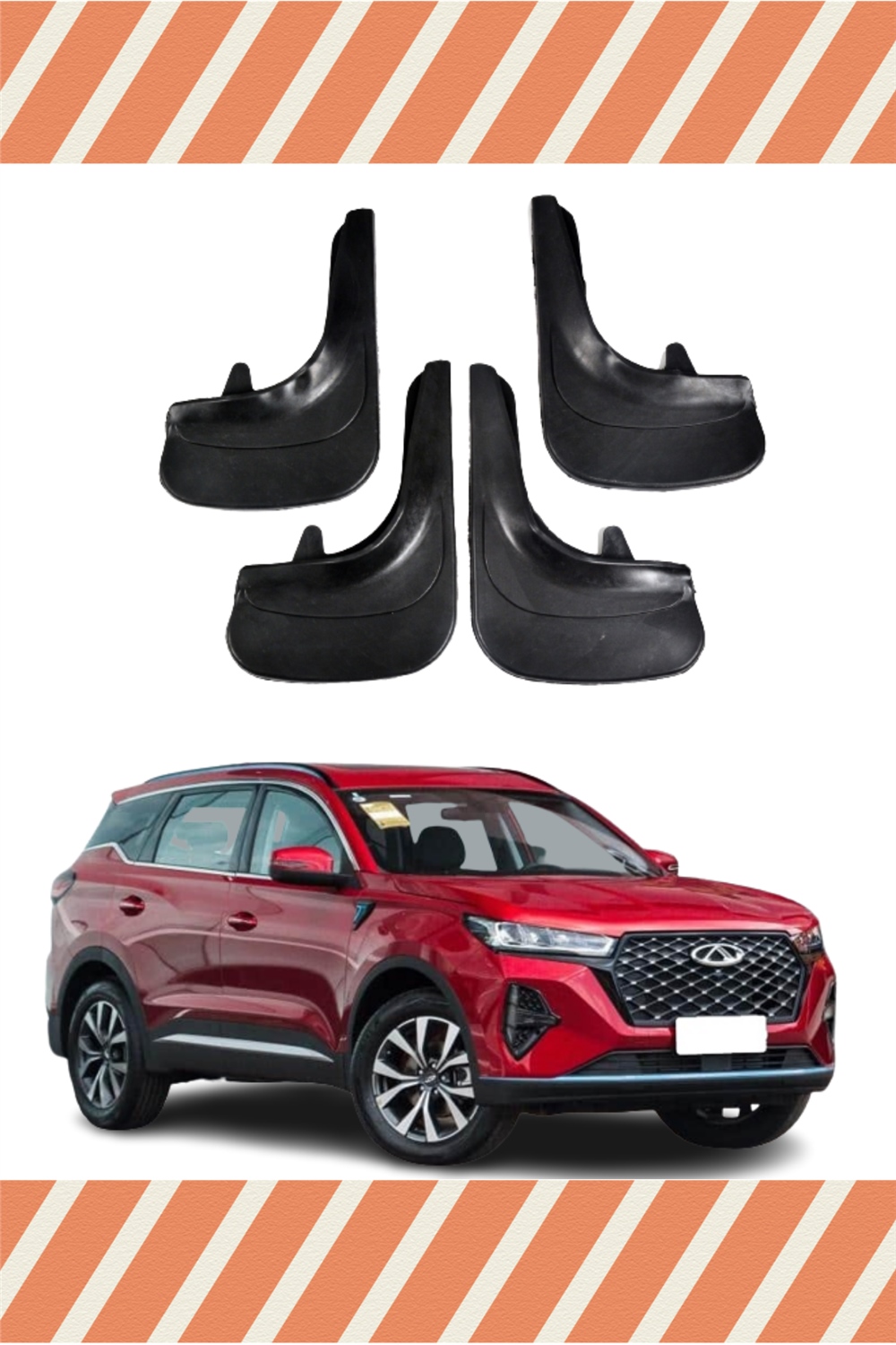 Chery Tiggo Uyumlu 4’Lü Tozluk Çamurluk Paçalık