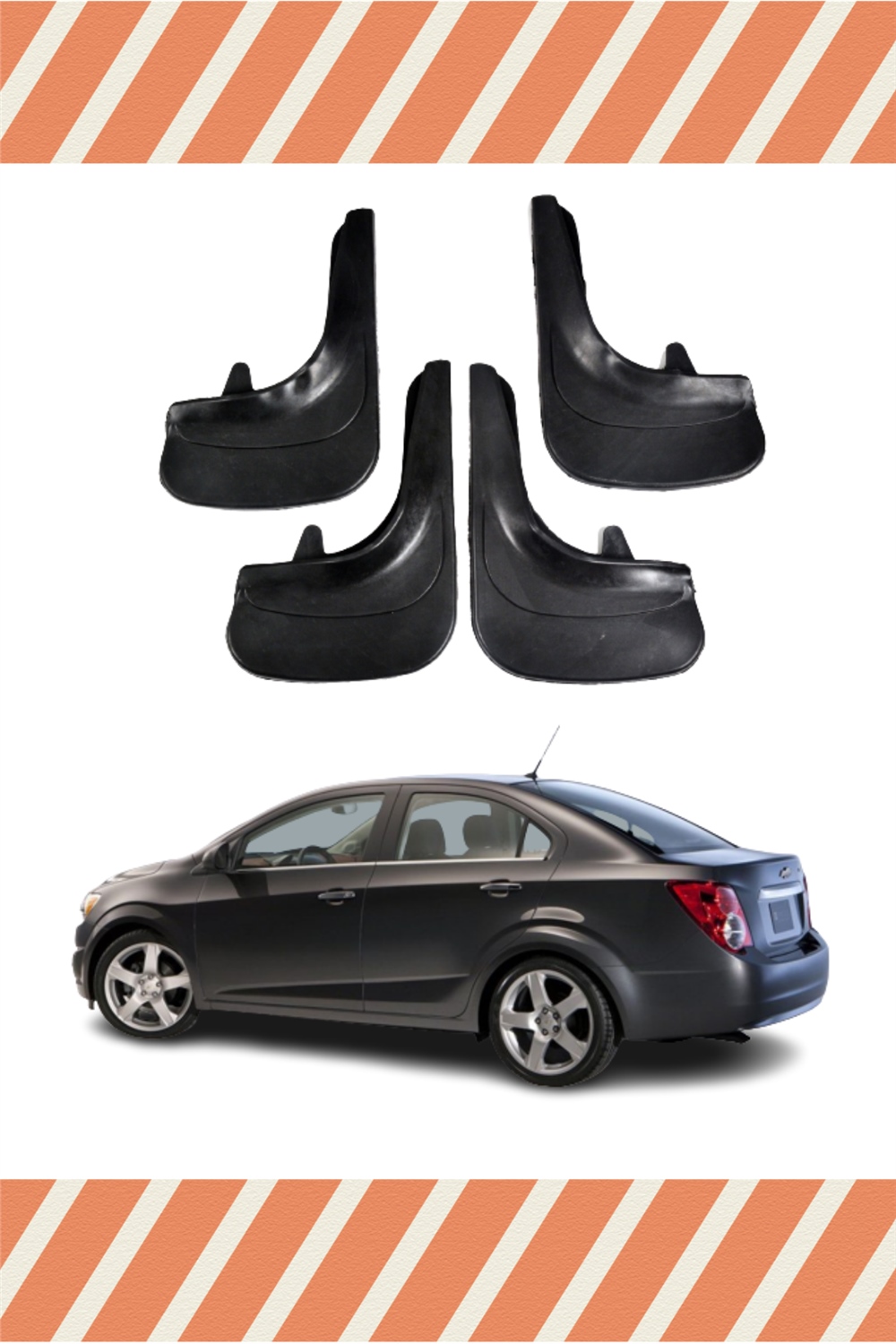 Chevolet Aveo Sd 2011 Ve Sonrası 4'Lü Tozluk Çamurluk Paçalık