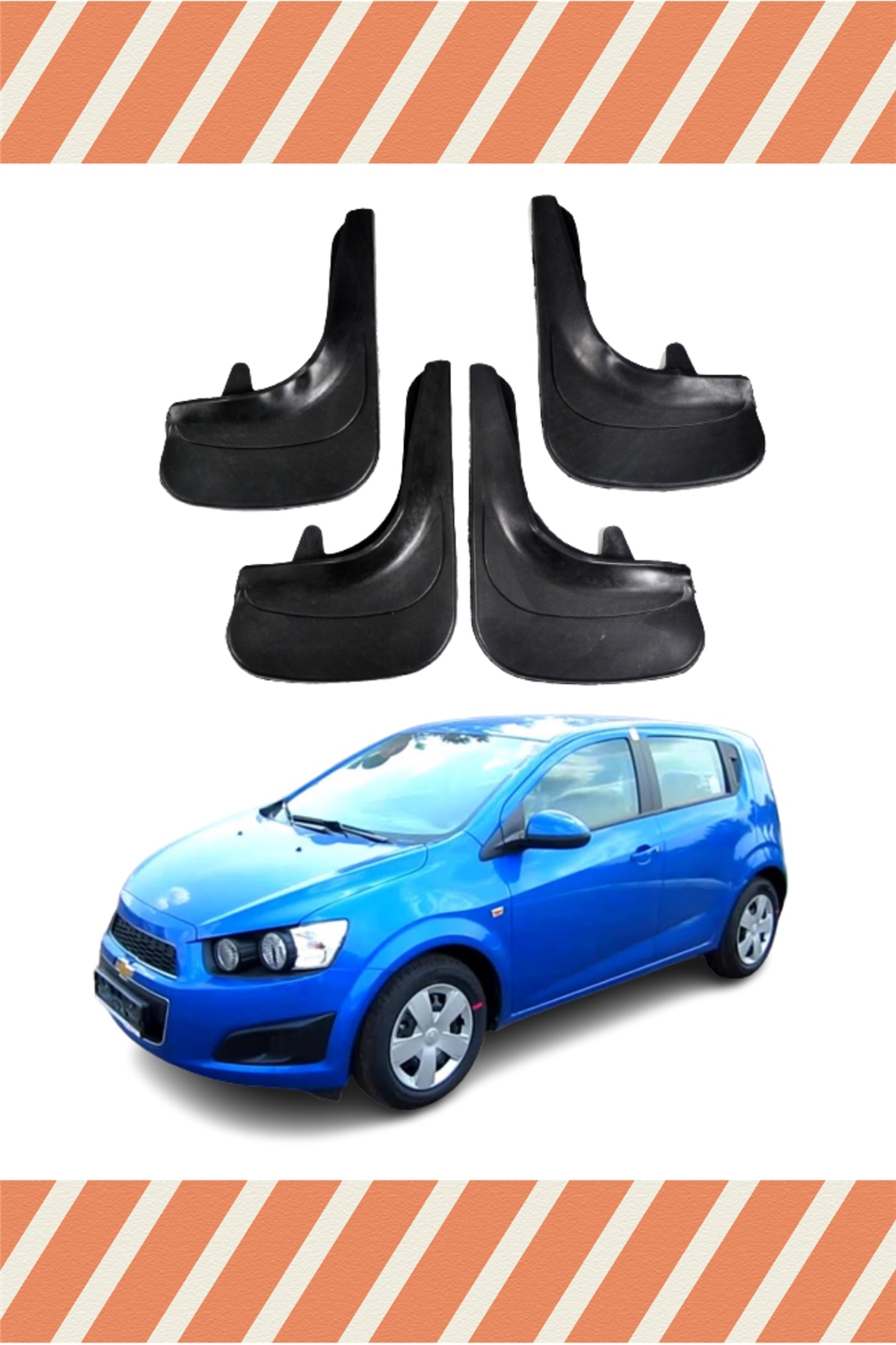 Chevrolet Aveo Hb 2011 Ve Sonrası 4'Lü Tozluk Çamurluk Paçalık