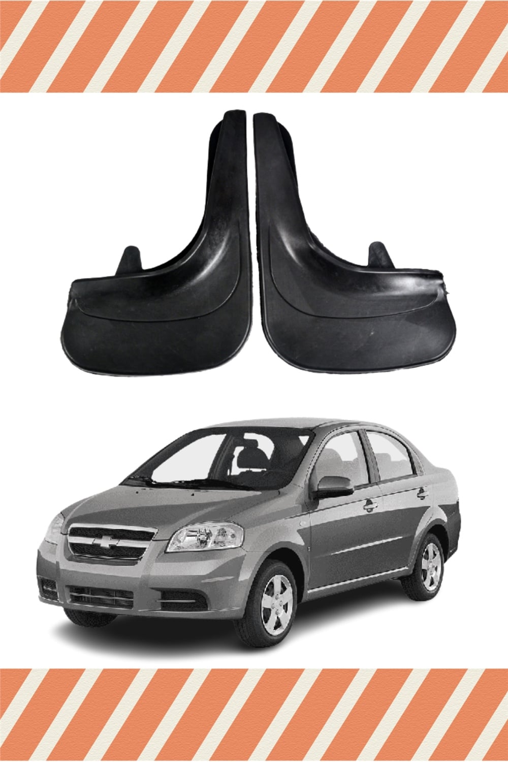Chevrolet Aveo Sedan 2005-2011 2'Li Tozluk Çamurluk Paçalık