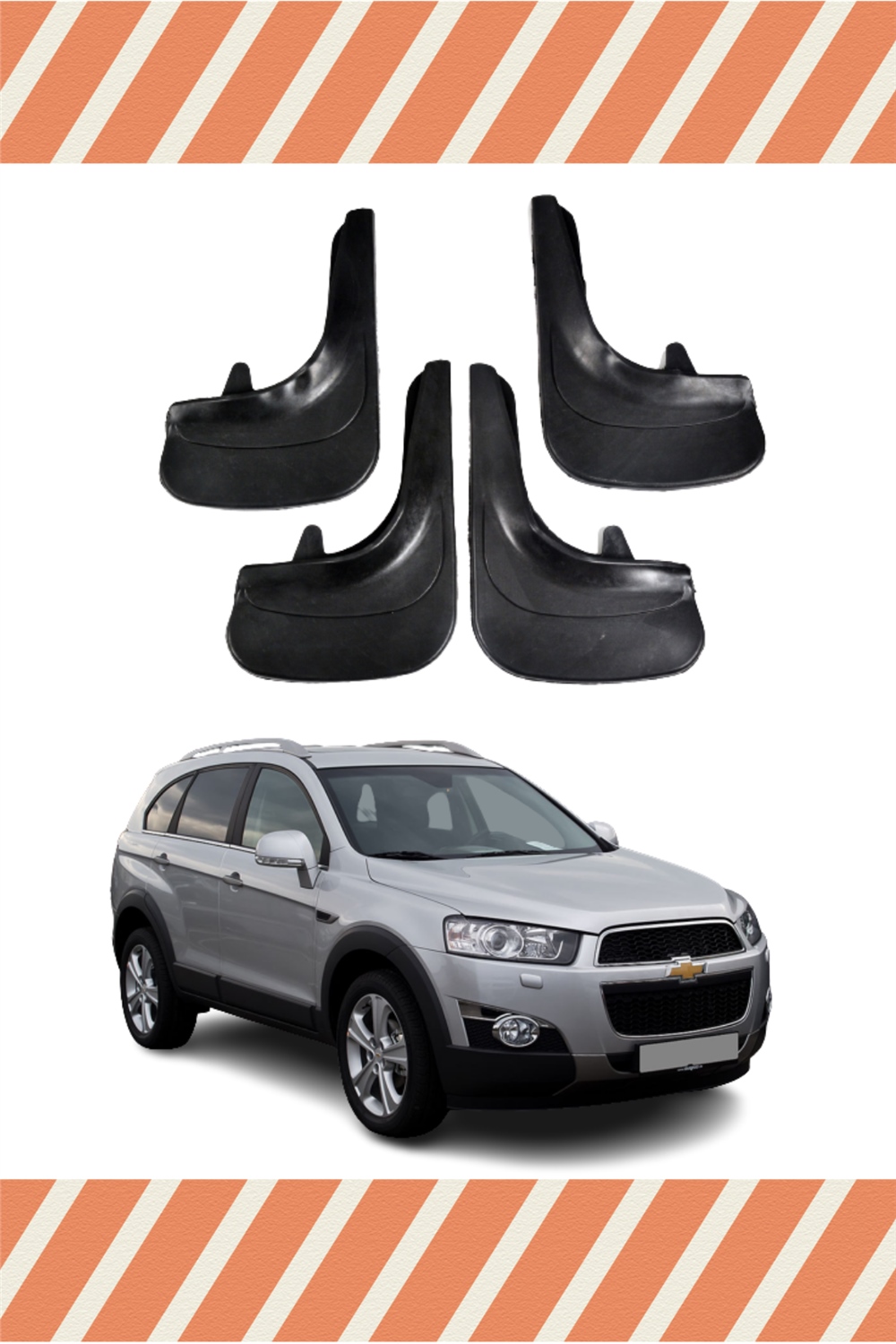 Chevrolet Captiva  4'Lü Tozluk Çamurluk Paçalık