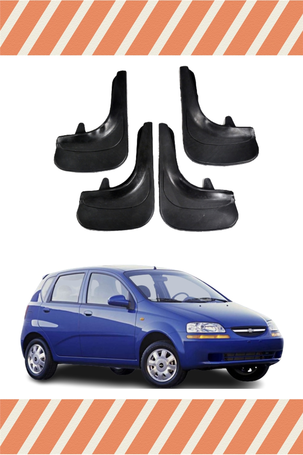 Chevrolet Kalos Hb Tüm Kasalar 4'Lü Tozluk Çamurluk Paçalık 