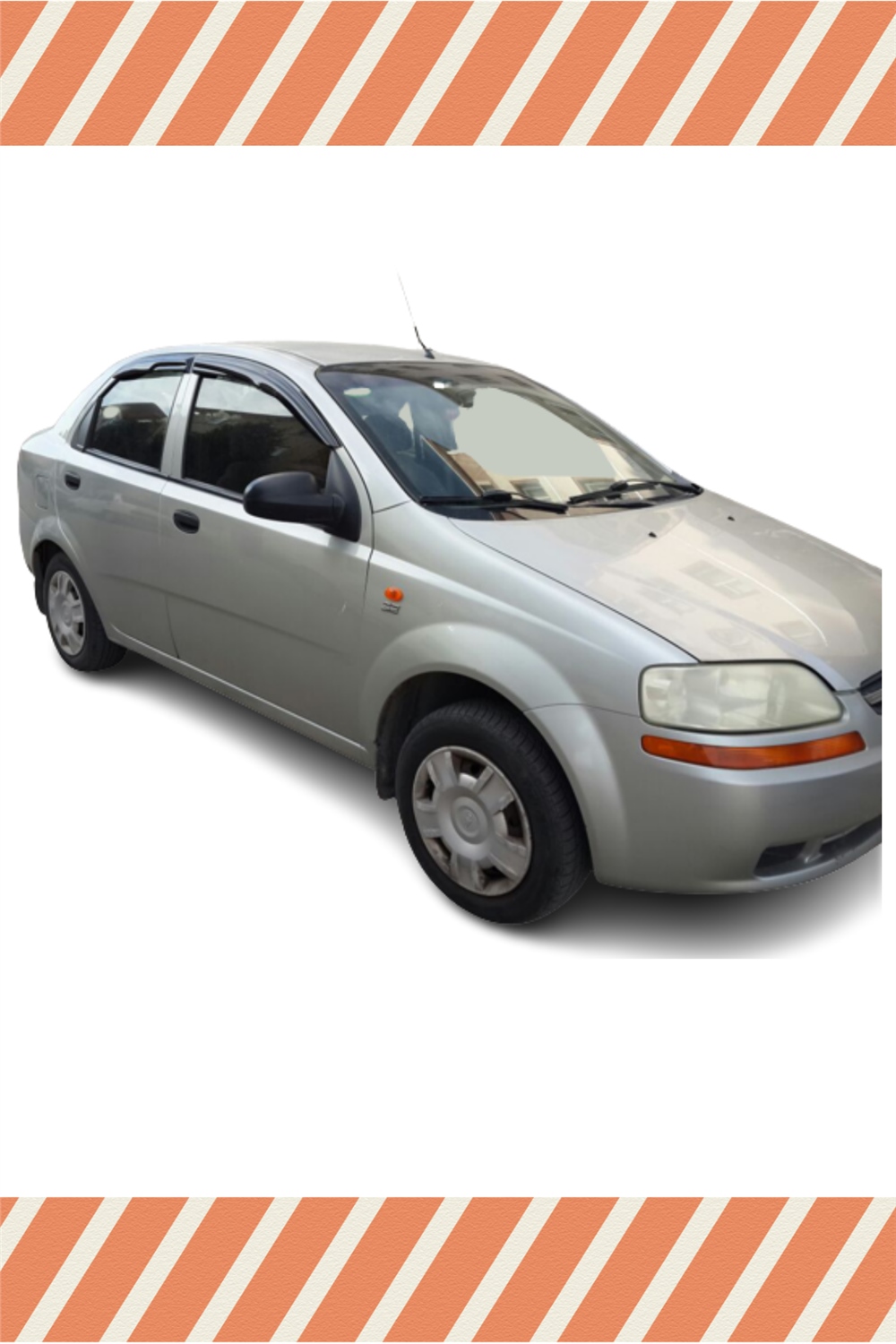 Chevrolet  Kalos Sedan Tüm 
 Modellerine Özel 4’Lü Mügen Tip Cam Rüzgarlığı